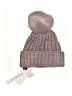 Kyi Kyi 100% Polyester Gray Pink Beanie One size - photo 1