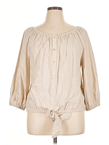 CeCe 3/4 Sleeve Blouse (view 1)