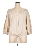 CeCe Tan 3/4 Sleeve Blouse Size XL - photo 1