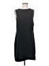 Ann Taylor LOFT 100% Polyester Solid Black Cocktail Dress Size 4 - photo 1