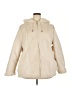 Coldwater Creek 100% Polyester Solid Ivory Coat Size 2X - photo 1