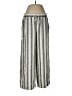 Chaps Stripes Silver Linen Pants Size M - photo 1