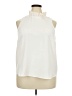 J.Crew 100% Polyester Ivory Sleeveless Blouse Size XXL - photo 1