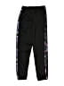Adidas 100% Polyester Graphic Black Track Pants Size 7 - 8 - photo 2