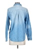 Old Navy 100% Cotton Blue Long Sleeve Button-Down Shirt Size S - photo 2