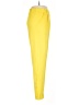 Unbranded 100% Polyester Solid Yellow Casual Pants Size M - photo 4