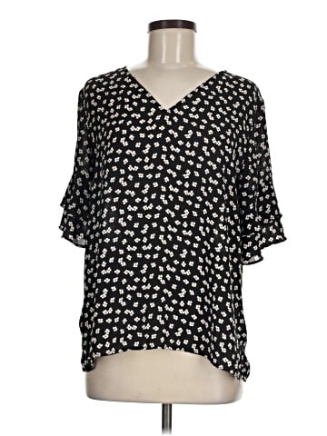 Ann Taylor LOFT Outlet Short Sleeve Blouse (view 1)