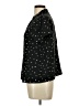 Shein 100% Polyester Polka Dots Black Short Sleeve Blouse Size L - photo 5