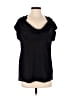 One September 100% Polyester Black Short Sleeve Top Size S - photo 1