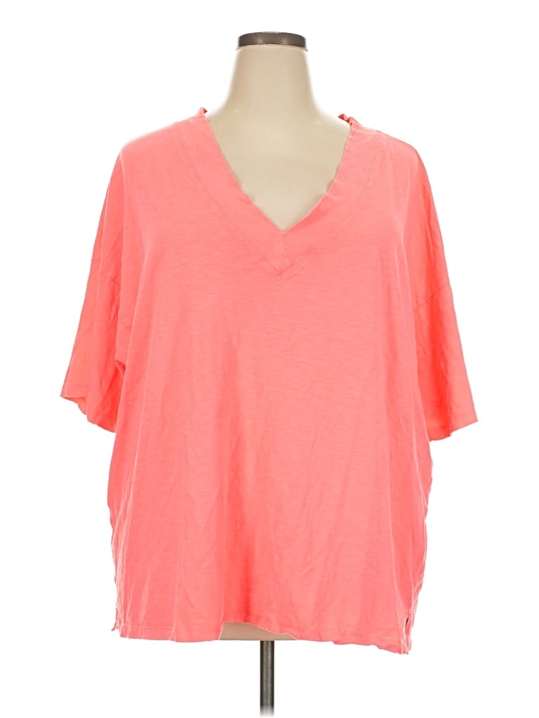 Pre-owned Aerie 3/4 Sleeve T-shirt In Pink