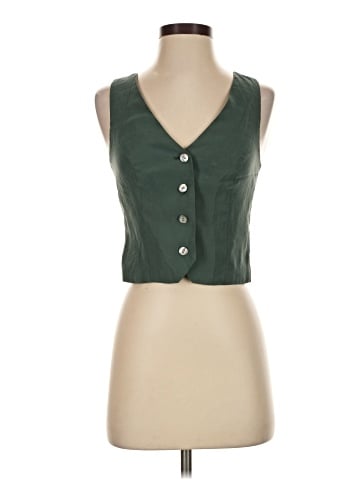 Madewell Katrina Crop Vest Top in Softdrape (view 1)