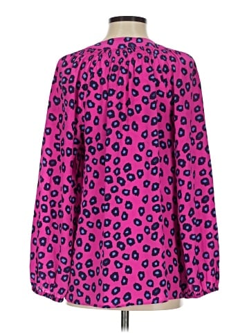 Lilly Pulitzer Long Sleeve Silk Top (view 2)