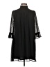Assorted Brands 100% Polyester Black 3/4 Sleeve Top Size M - photo 1