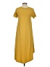 Lularoe Solid Yellow Casual Dress Size XXS - photo 2