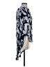 Alexis 100% Viscose Print Blue 3/4 Sleeve Blouse Size S - photo 4
