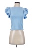 Zara Blue Short Sleeve Top Size S - photo 1