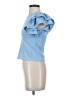 Zara Blue Short Sleeve Top Size S - photo 5