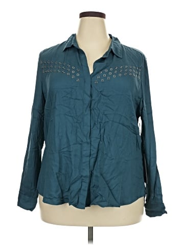 Rock & Republic Long Sleeve Blouse (view 1)
