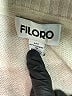 Filoro 100% Cashmere Color Block Tan Cashmere Pullover Sweater Size M - photo 7