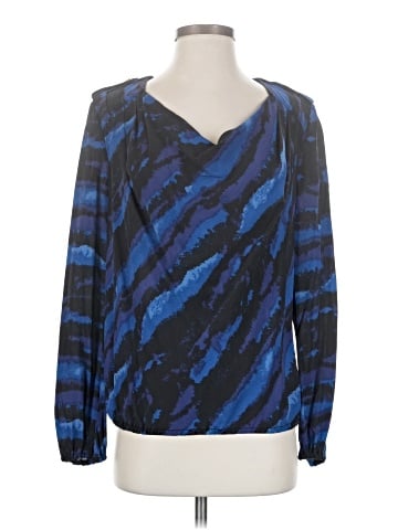 Tory Burch Long Sleeve Silk Top (view 1)