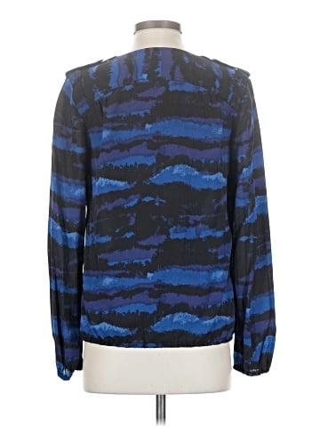Tory Burch Long Sleeve Silk Top (view 2)
