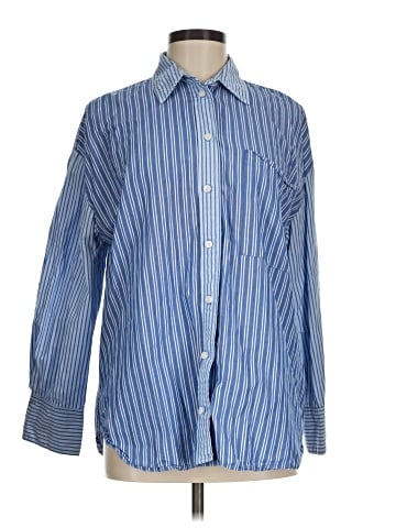 Zara Long Sleeve Button-Down Shirt (view 1)
