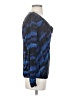 Tory Burch 100% Silk Blue Long Sleeve Silk Top Size 4 - photo 4