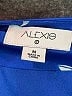 Alexis 100% Polyester Tropical Blue Casual Dress Size M - photo 7
