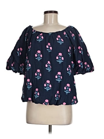 Johnnie-O Short Sleeve Blouse (view 1)