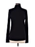 Madewell Stripes Black Ribbed Turtleneck Top Size L - photo 1