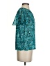 Shein Teal Short Sleeve Blouse Size 4 - photo 4