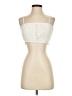 Aqua 100% Cotton Ivory Sleeveless Top Size S - photo 1