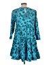 Zara Teal 3/4 Sleeve Top Size M - photo 2
