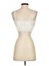 Aqua 100% Cotton Ivory Sleeveless Top Size S - photo 2
