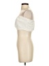 Aqua 100% Cotton Ivory Sleeveless Top Size S - photo 5