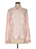 Billy T 100% Lyocell Color Block Pink Long Sleeve Button-Down Shirt Size M - photo 1