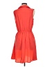 Speed Control 100% Polyester Solid Orange Casual Dress Size M - photo 2