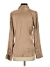 Madewell Metallic Tan Long Sleeve Blouse Size 4 - photo 2
