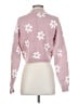 Hollister Floral Pink Pullover Sweater Size XS - photo 2