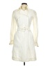 Express Ivory Trenchcoat Size 8 - photo 1