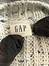 Gap Tweed Silver Pullover Sweater Size L - photo 7