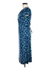 Boden Print Blue Cocktail Dress Size 8L - photo 5