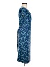 Boden Print Blue Cocktail Dress Size 8L - photo 4