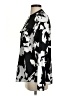 Calvin Klein 100% Polyester Print Black Long Sleeve Blouse Size S - photo 5