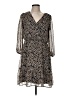 Gilli Animal Print Brown Cocktail Dress Size M - photo 1