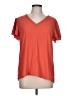 Ann Taylor Orange Short Sleeve Top Size L - photo 1