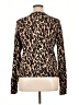 White House Black Market Animal Print Brown Pullover Sweater Size XL - photo 2