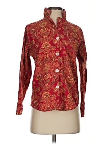 Lauren by Ralph Lauren Long Sleeve Button-Down Shirt (view 1)
