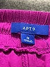 Apt. 9 100% Rayon Solid Purple Shorts Size M - photo 4