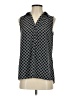 Dana Buchman 100% Polyester Black Sleeveless Blouse Size S - photo 1